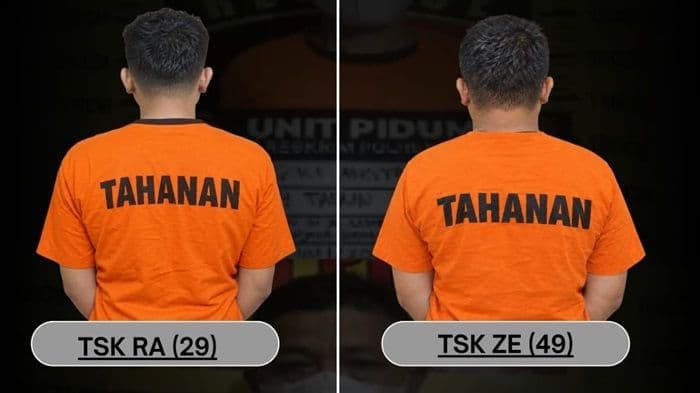 Dua Terduga Pelaku Pencurian Condensor AC dan Sepeda Motor Diamankan Polres Binjai